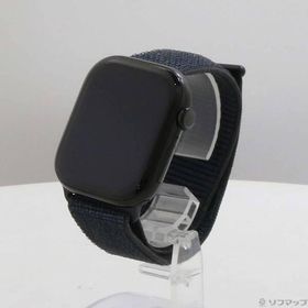 〔中古〕Apple(アップル) 〔展示品〕 Apple Watch Series 10 GPS 46mm ジェットブラックアルミニウムケース インクスポーツループ〔198-ud〕