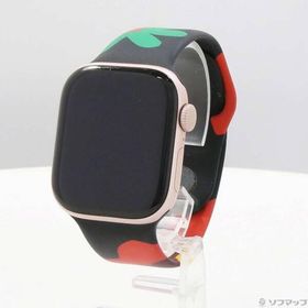 〔中古〕Apple(アップル) Apple Watch Series 10 GPS 42mm ローズゴールドアルミニウムケース Black Unityスポーツバンド ユニティブルーム〔349-ud〕