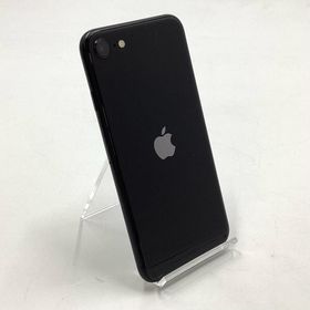 アップル(Apple)の【全額返金保証】【最速発送】Apple iPhone iPhone SE（第2世代） 128GB ブラック au 動作確認済(スマートフォン本体)