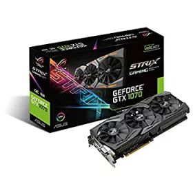 【中古-非常に良い】 ASUS R.O.G. STRIXシリーズ NVIDIA GeForce GTX1070ビデオカード オーバークロック メモリ8GB STRIX-GTX1070-O8G-GAMING