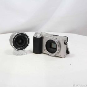 〔中古〕SONY(ソニー) α6000 パワーズームレンズキット シルバー ILCE-6000L〔269-ud〕