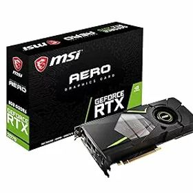 【中古】MSI RTX 2070 AERO 8G - V373-002R - GF RTX 2070 8 GB GDDR6 PCIe 3.0 x16 HDMI