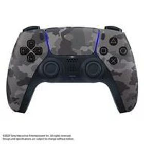 【中古】PS5ハード ワイヤレスコントローラー DualSense(グレーカモフラージュ)[CFI-ZCT1J06]