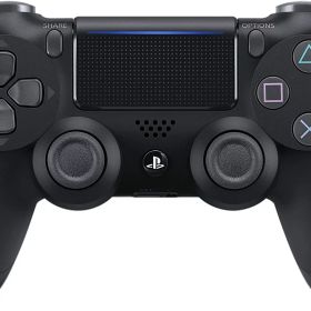 【純正品】新品 ワイヤレスコントローラー (DUALSHOCK 4) ジェット・ブラック (CUH-ZCT2J) CYBER PS4用コントローラー プレステ4 コントローラー プレステ純正コントローラー デュアルショック 4 ジェットブラック
