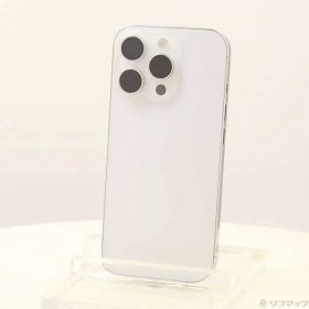 〔中古品〕 iPhone16 Pro 256GB ホワイトチタニウム MYN13J／A SIMフリー【196】