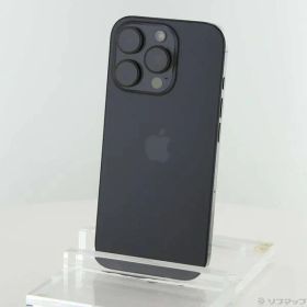 〔中古品〕 iPhone16 Pro 256GB ブラックチタニウム MYN03J／A SIMフリー【349】