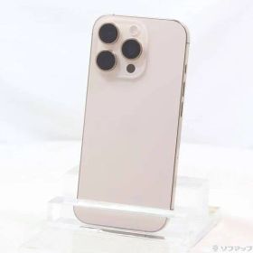 〔中古品〕 iPhone16 Pro 256GB デザートチタニウム MYN23J／A SIMフリー【262】