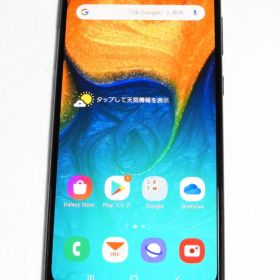 SAMSUNG Galaxy A30 SCV43 au版 ブラック SIMフリー