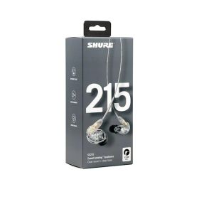 SHURE 【冬の大感謝祭2025(12/25まで)】SE215-CL-A(クリア)(SE215CL-A)(国内正規品・2年間保証)(シュア)(有線イヤフォン) レコーディング ヘッドフォン・イヤフォン