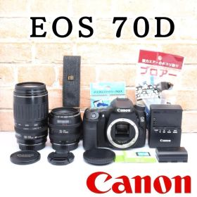 超望遠レンズ✨Canon EOS 70D✨ダブルレンズセット✨高画質