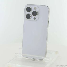 〔中古品〕 iPhone15 Pro 128GB ホワイトチタニウム MTU83J／A SIMフリー【349】