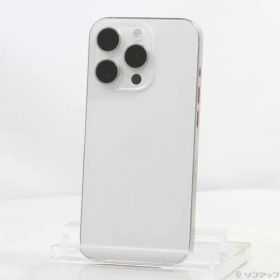 〔中古品〕 iPhone15 Pro 128GB ホワイトチタニウム MTU83J／A SIMフリー【262】