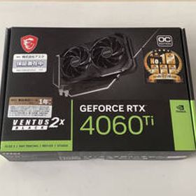 MSI GeForce RTX 4060Ti VENTUS 2X BLACK 8G OC 美品