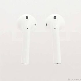 〔中古〕Apple(アップル) AirPods 第2世代 with Wireless Charging Case MRXJ2J／A〔344-ud〕