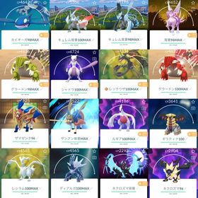 ❗️激レアTL73伝説100:26体!色違いレックウザ100MAX!シャドウミュウツー100MAX | ポケモンGOのアカウントデータ、RMTの販売・買取一覧