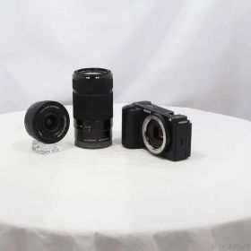 〔中古品〕 VLOGCAM ZV-E10 II ダブルズームレンズキット ブラック ZV-E10M2X B【269】