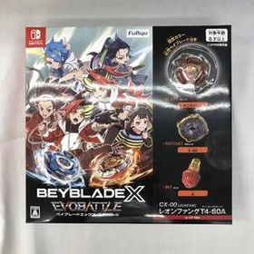 ◆【新品】ニンテンドースイッチソフト ベイブレードエックス エボバトル / CX-00 レオンファングT4-60A レッドVer. 同梱 特典付◆H120402