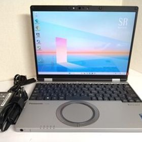 【美品 新品LCD換装 使用時間2290h】★CF-SR4 (CF-SR4RDAAS) Core i5-1345U 12.4インチ液晶 メモリー16G SSD256GB Office2024 Win11(25H2)