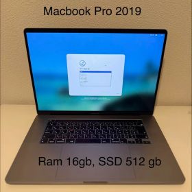 Macbook Pro 2019 16インチ 初期化済