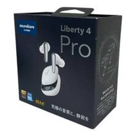 ANKER (アンカー) Soundcore Liberty 4 Pro サウンドコア リバティ4 ワイヤレスイヤホン A3954N21 パールホワイト 家電/045
