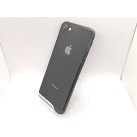【中古】Apple au 【SIMロック解除済み】 iPhone 8 64GB スペースグレイ MQ782J/A【高崎モントレー】保証期間１ヶ月【ランクC】