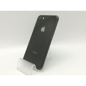 【中古】Apple SoftBank 【SIMロック解除済み】 iPhone 8 64GB スペースグレイ MQ782J/A【福岡天神】保証期間１ヶ月【ランクC】