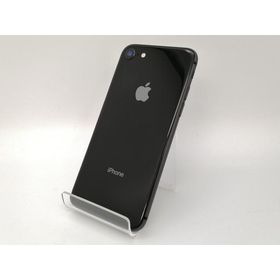 【中古】Apple au 【SIMロック解除済み】 iPhone 8 64GB スペースグレイ MQ782J/A【三宮センター】保証期間１ヶ月【ランクC】
