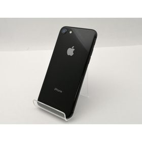 【中古】Apple au 【SIMロック解除済み】 iPhone 8 64GB スペースグレイ MQ782J/A【三宮センター】保証期間１ヶ月【ランクC】