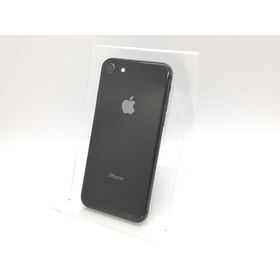 【中古】Apple au 【SIMロック解除済み】 iPhone 8 64GB スペースグレイ MQ782J/A【高崎モントレー】保証期間１ヶ月【ランクB】