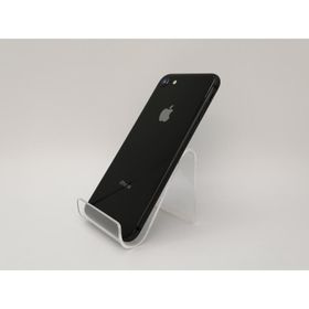 【中古】Apple au 【SIMロック解除済み】 iPhone 8 64GB スペースグレイ MQ782J/A【三宮センター】保証期間１ヶ月【ランクB】