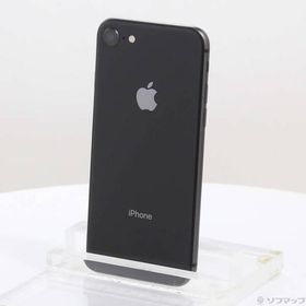 〔中古〕Apple(アップル) iPhone8 64GB スペースグレイ MQ782J／A SoftBank〔247-ud〕
