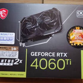 MSI GeForce RTX 4060 Ti 8G VENTUS 2X BLACK E1 OC
