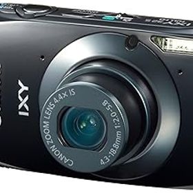 【中古】Canon デジタルカメラ IXY32ブラック IXY32S(BK) 1210万画素 光学4.4倍ズーム 3.2型ワイドタッチパネル フルHD動画