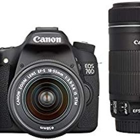 【中古】Canon デジタル一眼レフカメラ EOS 70D ダブルズームキット EF-S18-55 IS STM/EF-S55-250 IS STM付属 EOS70D-WKIT rdzdsi3