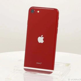 【中古】Apple(アップル) iPhone SE 第3世代 64GB プロダクトレッド MMYE3J／A SIMフリー 【196-ud】