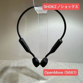 D1413 ショックス OpenMove ブラック ワイヤレスイヤホン Bluetooth 骨伝導イヤホン S661 SHOKZ 軽量