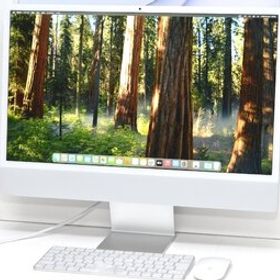 1円スタート！人気！iMac (Retina 4.5K 24-inch, M1, 2021) 8コア CPU 8コア GPU メモリ:8GB SSD:512GB シルバー MGPD3J/Ａ F0B4