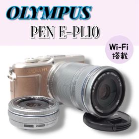 オリンパス PEN E-PL10 ダブルズームキット Wi-Fi対応機種 美品❣️