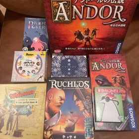 ボードゲーム-まとめ売り（アンドールの伝説-星の盾拡張込み など）