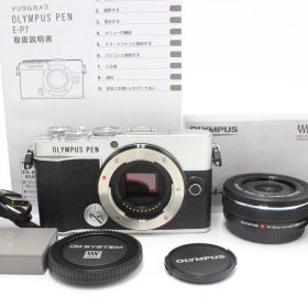 2400ショット！ OLYMPUS PEN E-P7 14-42mm EZレンズキット OM SYSTEM/オリンパス シルバー