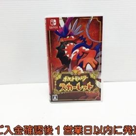 【1円】Switch ポケットモンスター スカーレット ゲームソフト スイッチ 1A0215-484su/F8