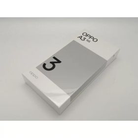 【未使用】Oppo ymobile 【SIMフリー】 OPPO A3 5G 4GB 128GB パープル【ECセンター】保証期間3ヶ月