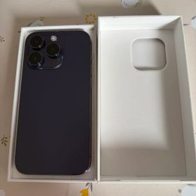 美品 iPhone14Pro 256GB ディープパープル SIMフリー