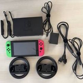 Nintendo Switch 本体 Joy-Con ネオングリーン ネオンピンク 他 任天堂 スイッチ 動作確認済/初期化済 箱無 HAC-001