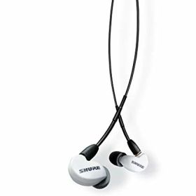 SHURE シュア AONIC 215 高遮音性イヤホン(有線タイプ) / SE215DYWH+UNI-A スペシャルエディション ホワイト : カナル型/マイク リモコン付 国内正規品/メーカー保証2年