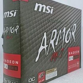●低使用 美品 外箱付 [MSI Radeon RX580 ARMOR 8G OC] AMD Rageon RX580 8G / PCI-Express x16