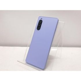 【中古】SONY au 【SIMフリー】 Xperia 10 V ラベンダー 6GB 128GB SOG11【仙台駅東口】保証期間１ヶ月【ランクC】