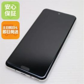 超美品 SH-04L AQUOS R3 プラチナホワイト スマホ 本体 白ロム 土日祝発送OK 08000