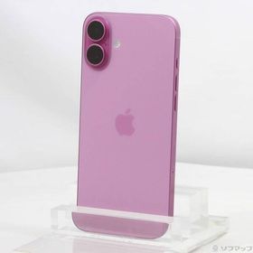 〔中古〕Apple(アップル) iPhone16 Plus 128GB ピンク 3N345J／A SIMフリー〔377-ud〕
