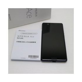 美品 SIMフリー Xperia Ace ブラック スマホ 白ロム 中古 あすつく 土日祝発送OK